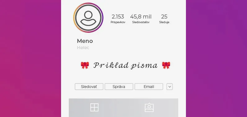 zmena písma na instagrame ozdobné písmo instagram facebook