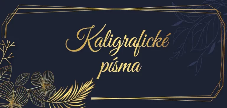 Najlepšie kaligrafické písmo